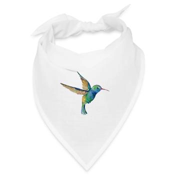 Summenvogel-Liebhaber-Vogelbeobachter-Geschenk-Entwurf - Bandana - Weiß - Vorne