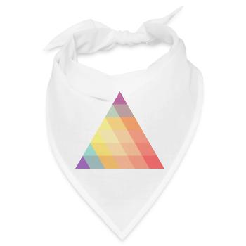 Dreieck - Bandana - Weiß - Vorne