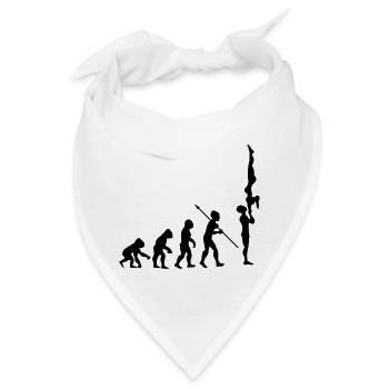 Evolution Gymnastik Turnen Akrobatik Geräteturnen - Bandana - Weiß - Vorne
