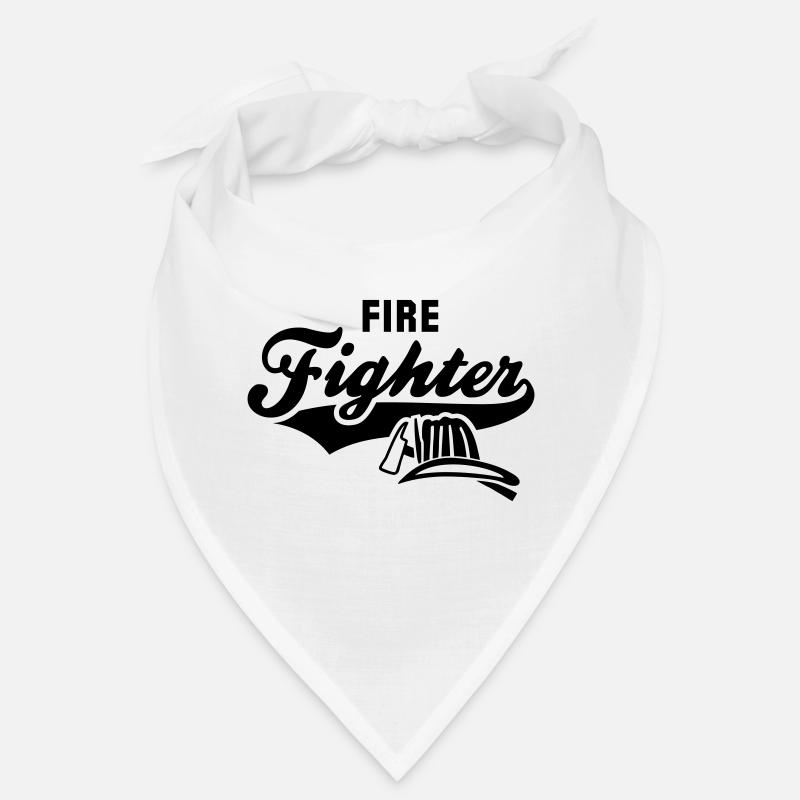 Firefighter - Bandana - Weiß