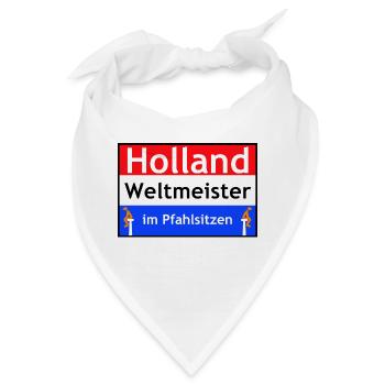 Holland - Bandana - Weiß - Vorne