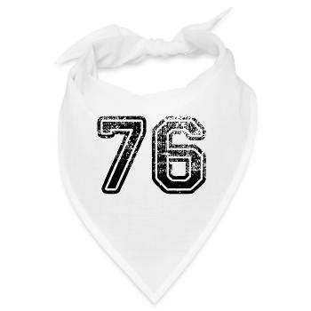 76 - Bandana - Weiß - Vorne