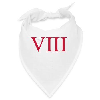 8 - Bandana - Weiß - Vorne