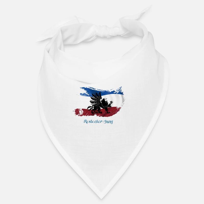 rostocker_jung_hellblau - Bandana - Weiß