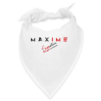 Signaturmaxime - Bandana - Weiß - Vorne