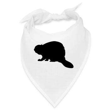 Biber - Bandana - Weiß - Vorne