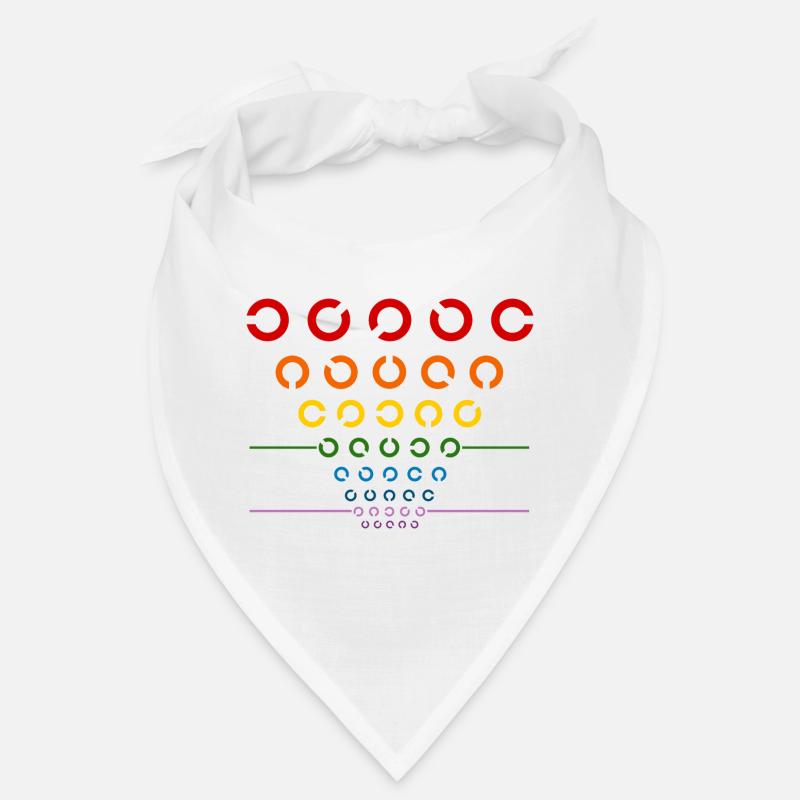Rainbow Eye Test Bandana
