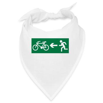 Radsport - Bandana - Weiß - Vorne