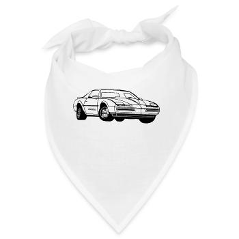 pontiac_firebird_formula_1987 - Bandana - Weiß - Vorne