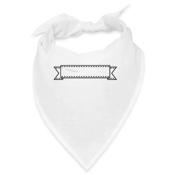 banner / Band (1c) - Bandana - Weiß - Vorne