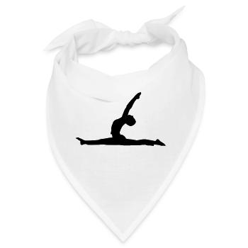 Yoga - Anjaneyasana - Bandana - Weiß - Vorne