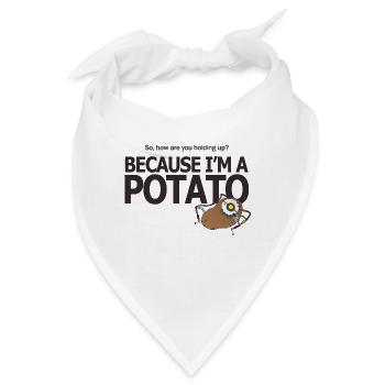 Hello Potato - Bandana - Weiß - Vorne