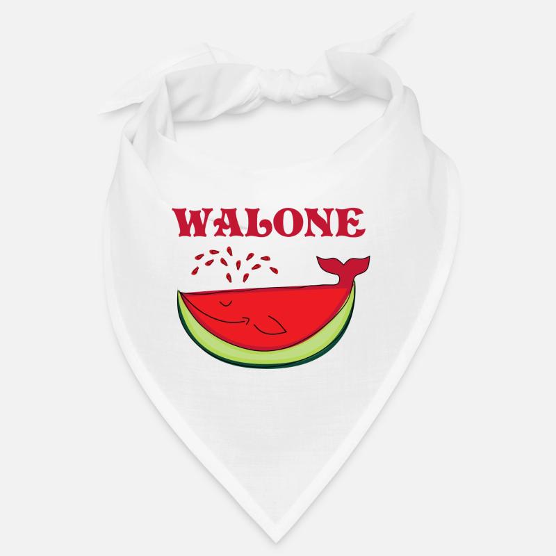 Idée de cadeau douce baleine pastèque melon melon Bandana
