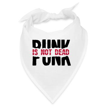 punk - Bandana - Weiß - Vorne