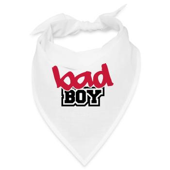 Bad Boy - Bandana - Weiß - Vorne