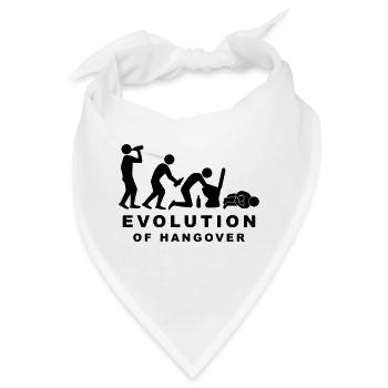 Evolution Hangover - Bandana - Weiß - Vorne
