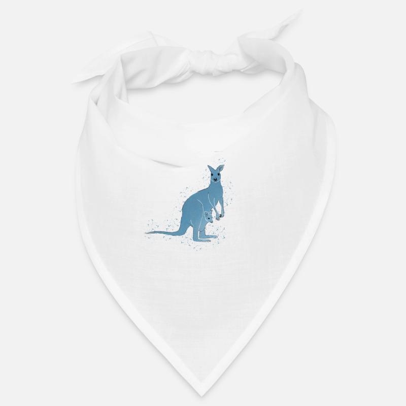 Kangaroo blue Bandana