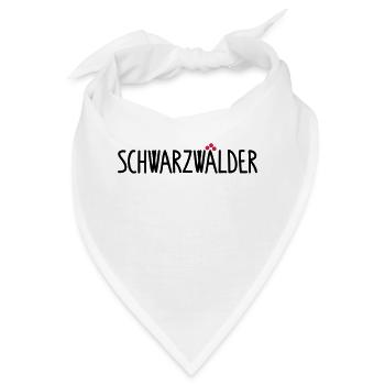 Schwarzwälder - Bandana - Weiß - Vorne