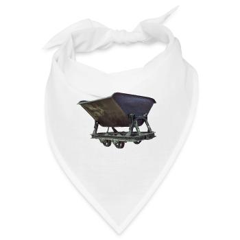 LORE KOHLEWAGEN ERZWAGON BERGBAU GLUECK AUF GLÜCK - Bandana - Weiß - Vorne