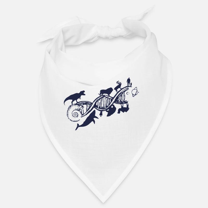 evolution - Bandana - white