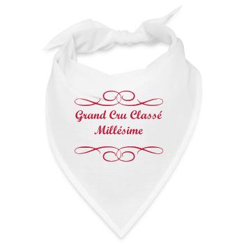 Grand Cru-Weinlese - Bandana - Weiß - Vorne