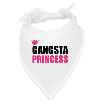 Gangsta Princess - Bandana - Weiß - Vorne