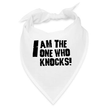 I am the one who knocks - Bandana - Weiß - Vorne