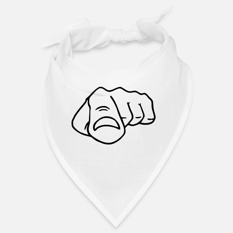 hinweis finger Bandana