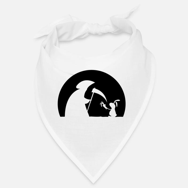 Lapin carotte mort moissonneuses lapin carotte - Bandana - blanc