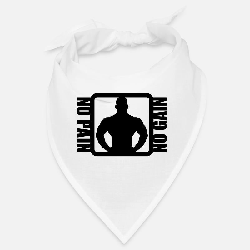 Bodybuilder Logo Design Bandana