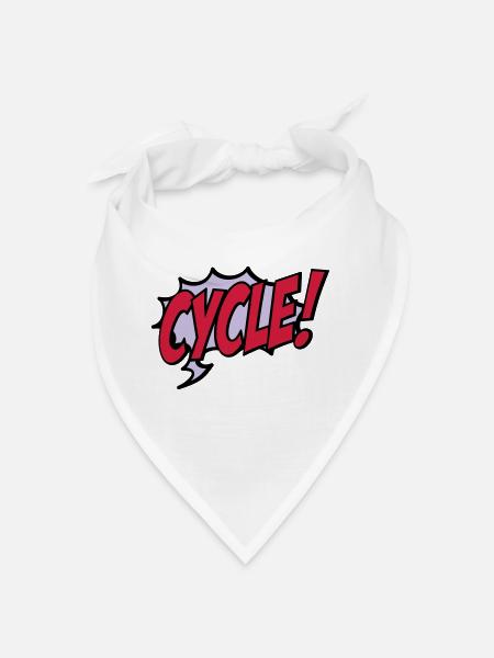 cycle - Bandana - white - Front