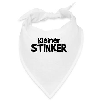 kleiner Stinker - Bandana - Weiß - Vorne