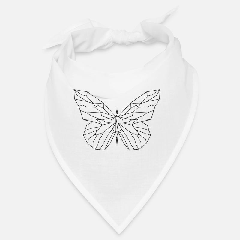 Geometric Butterfly Sticker Bandana