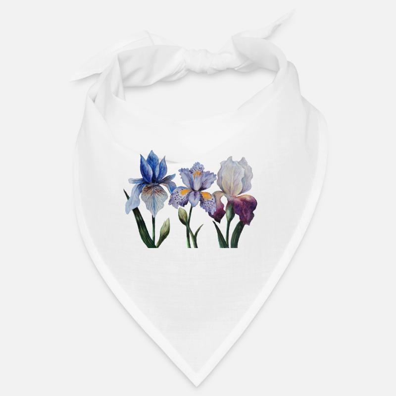 Iris Blumen Bandana