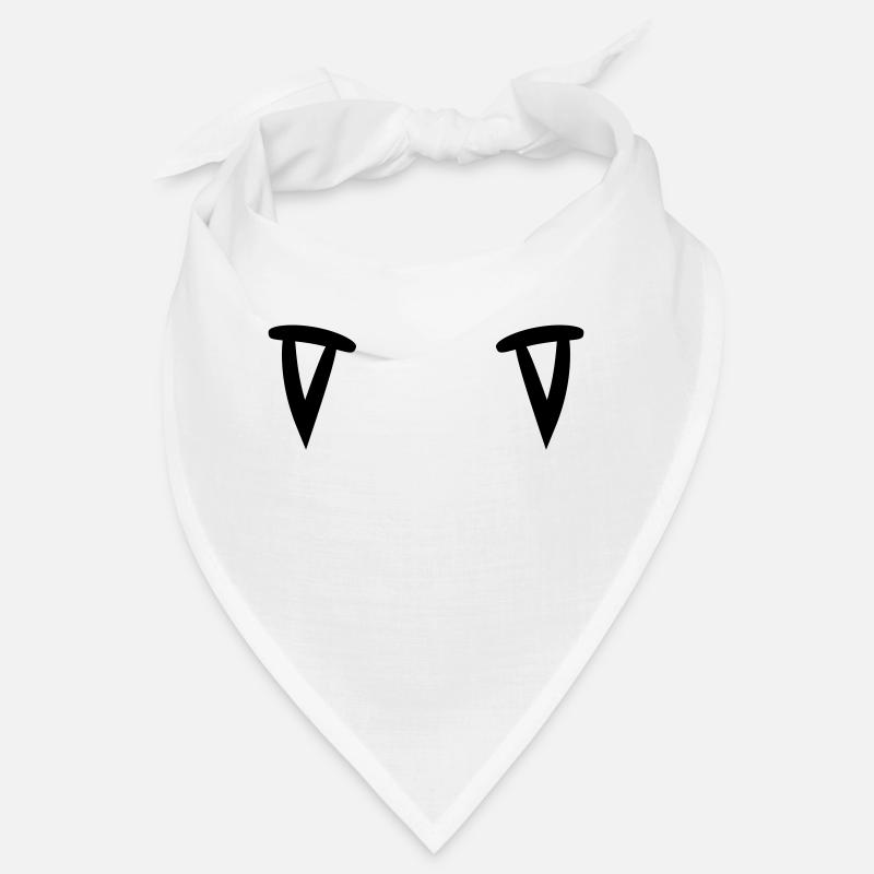 2 vampir zaehne scharf gefaehrlich verkleidung Bandana