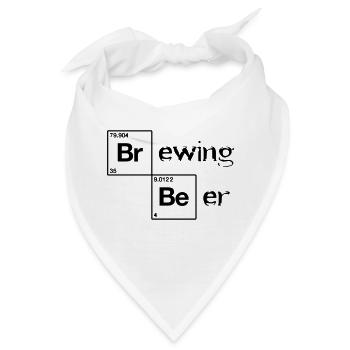 Brewing Beer - Bandana - Weiß - Vorne
