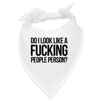 Funny - Bandana - Weiß - Vorne