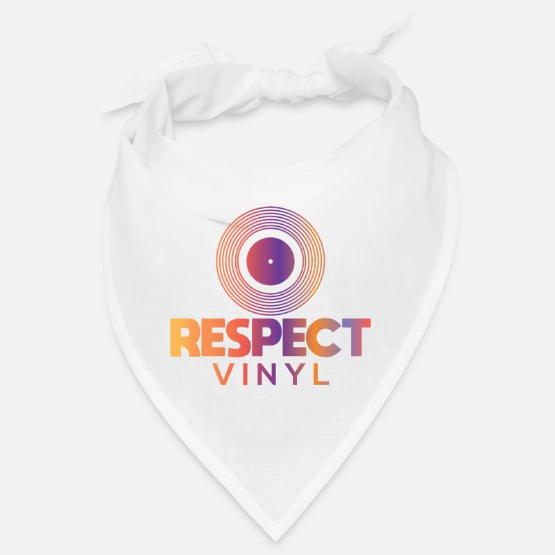Disco Sisco • Respect Vinyl - Bandana - blanc