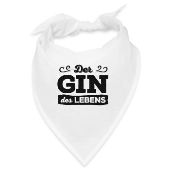 Der Gin des Lebens T-Shirt - Bandana - Weiß - Vorne
