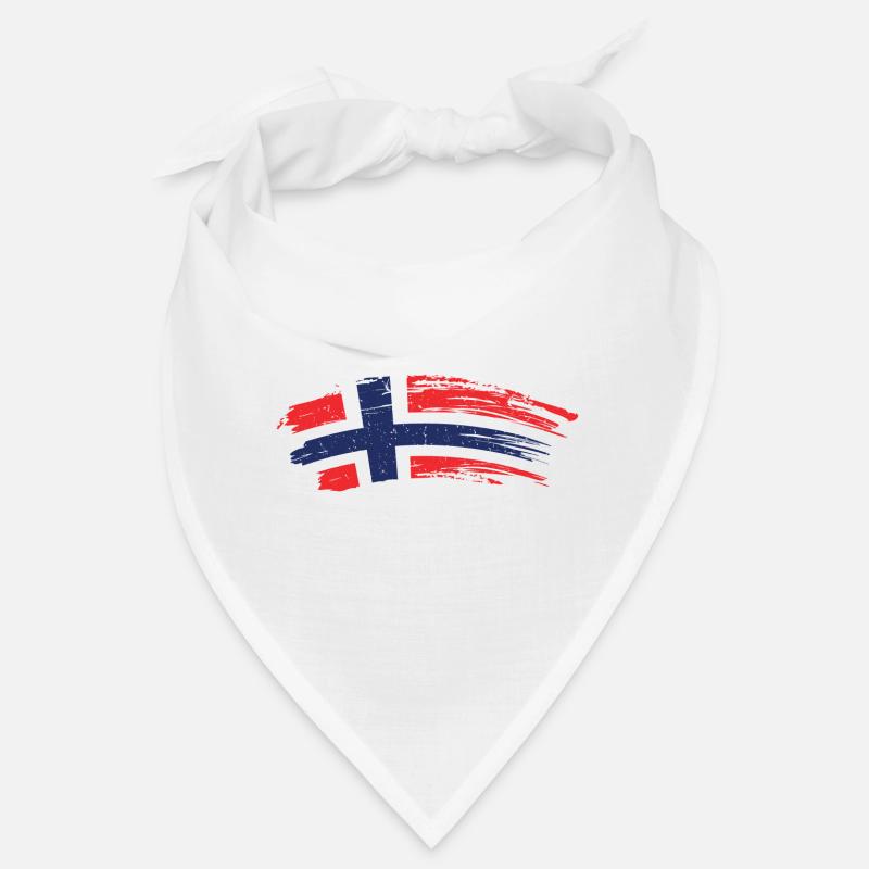 Norwegen - Bandana - Weiß