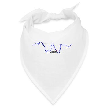 Würzburg Main - Bandana - Weiß - Vorne