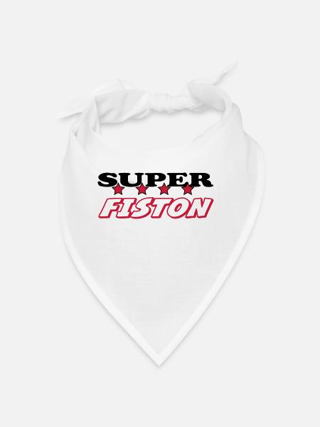 Super fiston - Bandana - blanc - Devant