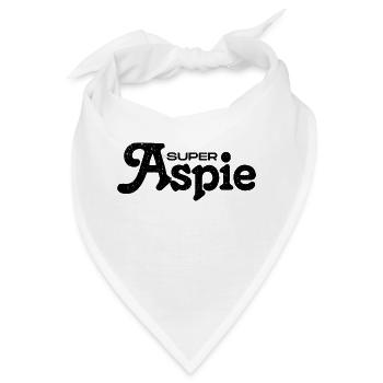 Aspie Asperger Syndrom - Bandana - Weiß - Vorne