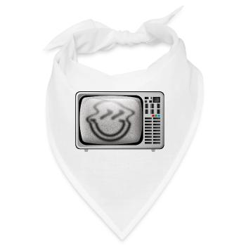 Smiley TV - Bandana - Weiß - Vorne