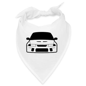 JDM Evo6 | T-shirts JDM - Bandana - Weiß - Vorne