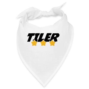 Fliesenleger / Bau / Fliesen / Maurer - Bandana - Weiß - Vorne