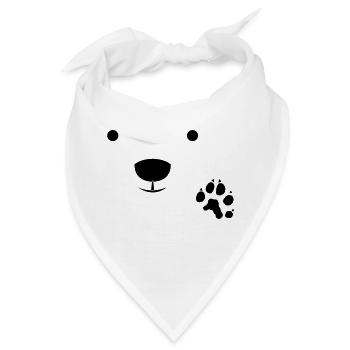 Polar Bear - Bandana - Weiß - Vorne