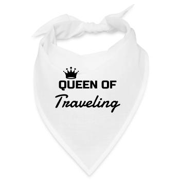 Reisen / Reisende / Urlaub / Tourismus - Bandana - Weiß - Vorne