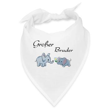 Großer Bruder - Bandana - Weiß - Vorne