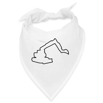 bagger - Bandana - Weiß - Vorne